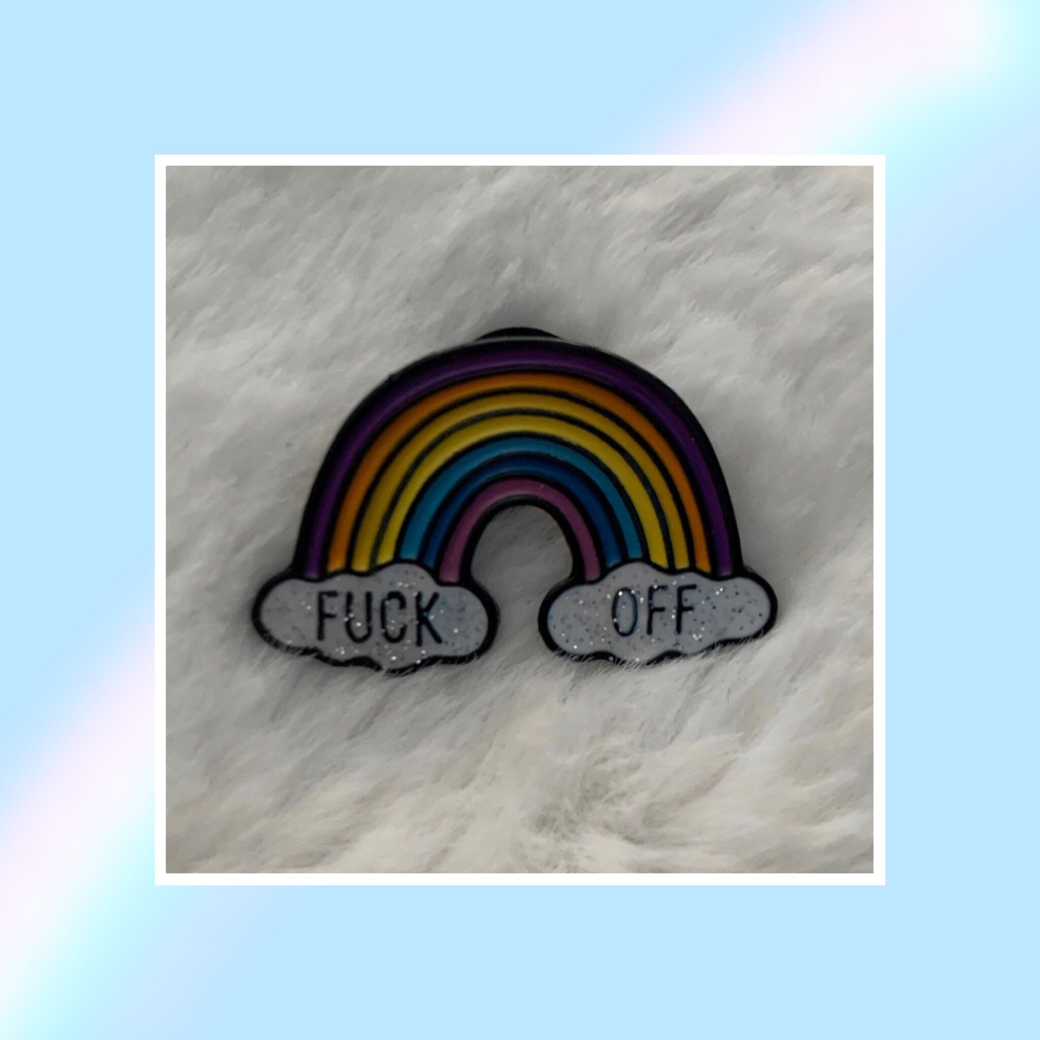 Saint Fuckin Louis Rainbow Sticker