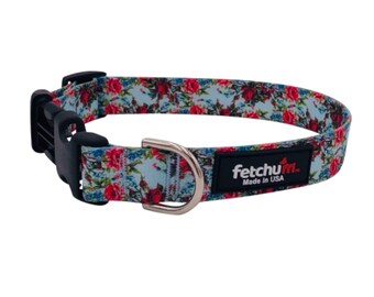 Fetchum Vintage Floral dog collar