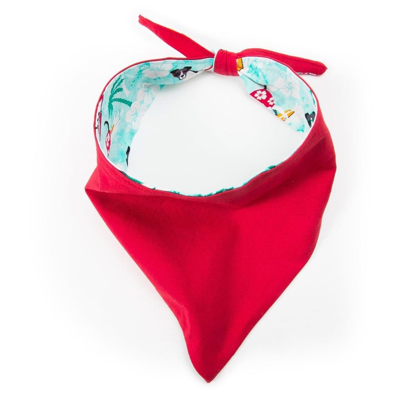 Fetchum reversible dog bandana surfs upred personalized free