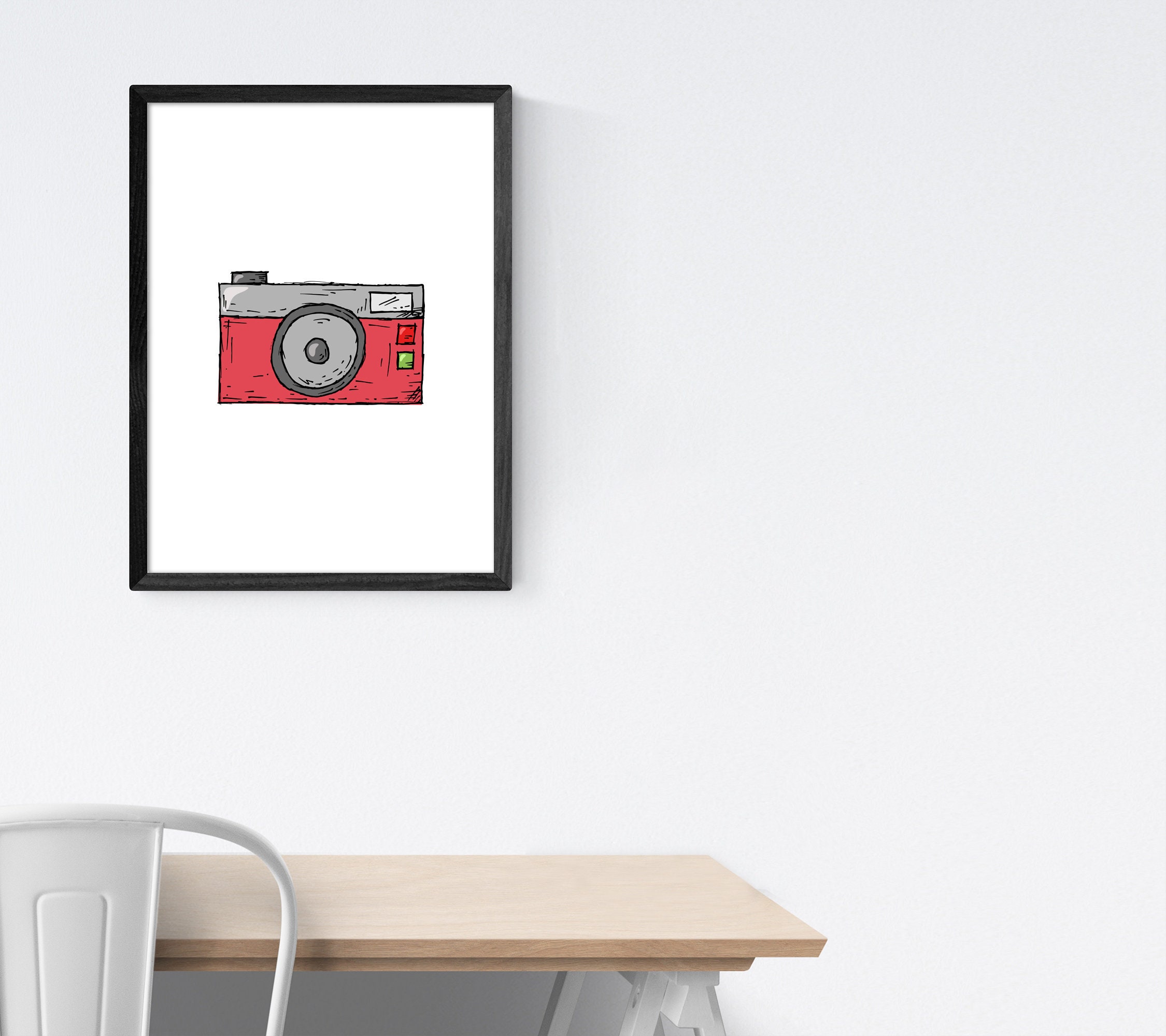 Camera Wall Art Printable Wall Art Digital Download Etsy