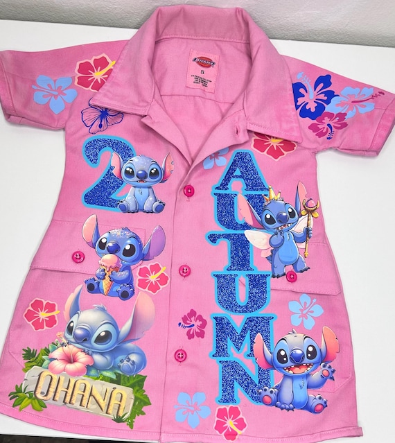 pink dickies dress Birthday Dickies Dress, Toddler Birthday Dress, Personalized Girls Dress,