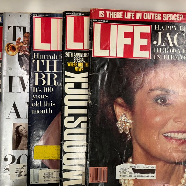 LIFE Magazines, LOT of 6, 199Vintage Magazines