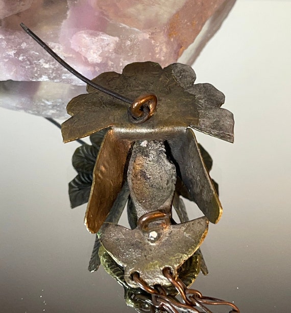 Mid-Century Peruvian INCA Bird Brooch, Antique Es… - image 9