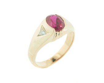 Ruby Ring - Men's Ruby Rings - Gift For Him