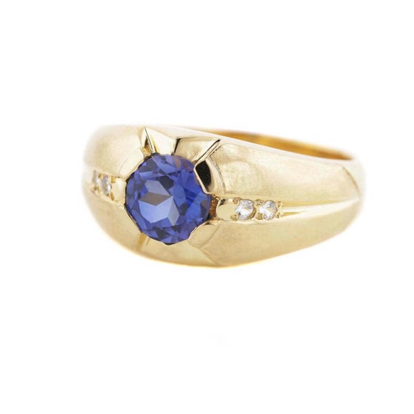 Men’s Sapphire Ring - Mens Gift Idea