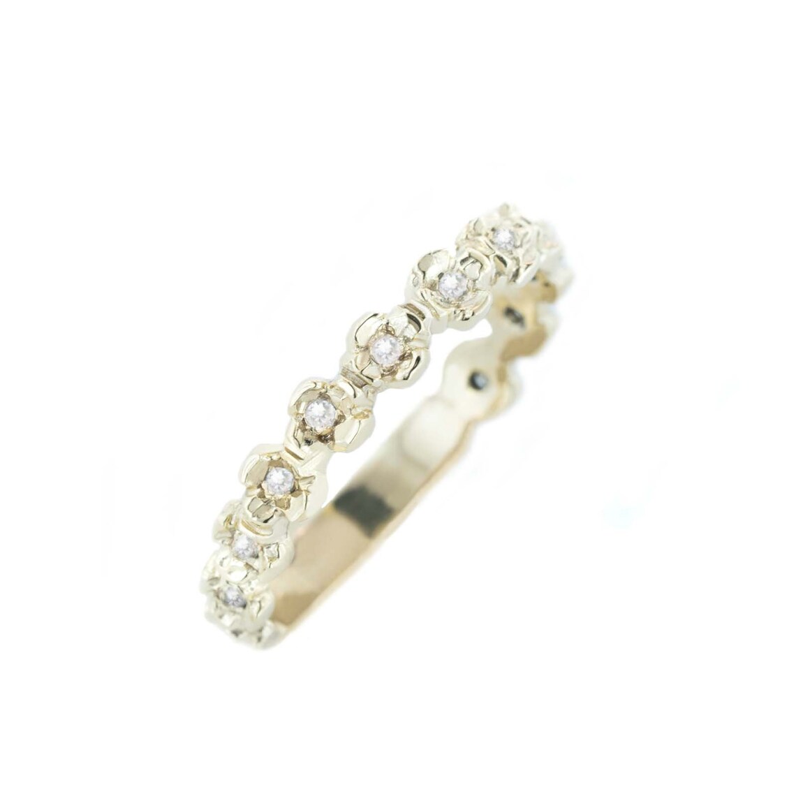 Stackable Diamond Ring Index Finger Ring Etsy