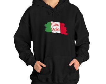 Ciao Bella Italienischer Spruch Sweatshirt, Damen italienische Geschenk Pullover, modisches Top
