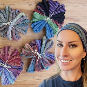 5 Headband bundle, 6 colour selections to choose from, soft cotton, wide and comfy perfect for yoga, sports and keeping hair out of the way