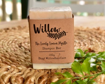 Shampoo Bar The Lovely Lemon Myrtle 150g by Willow with Lemon Myrtle and Australian Green Clay, may aid in the treatment of Dandruff