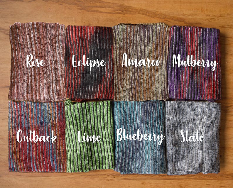 Full coverage headband, chemo headwear, comfy cotton knit, long stocking like head band perfect for covering entire head, huge colour range image 3