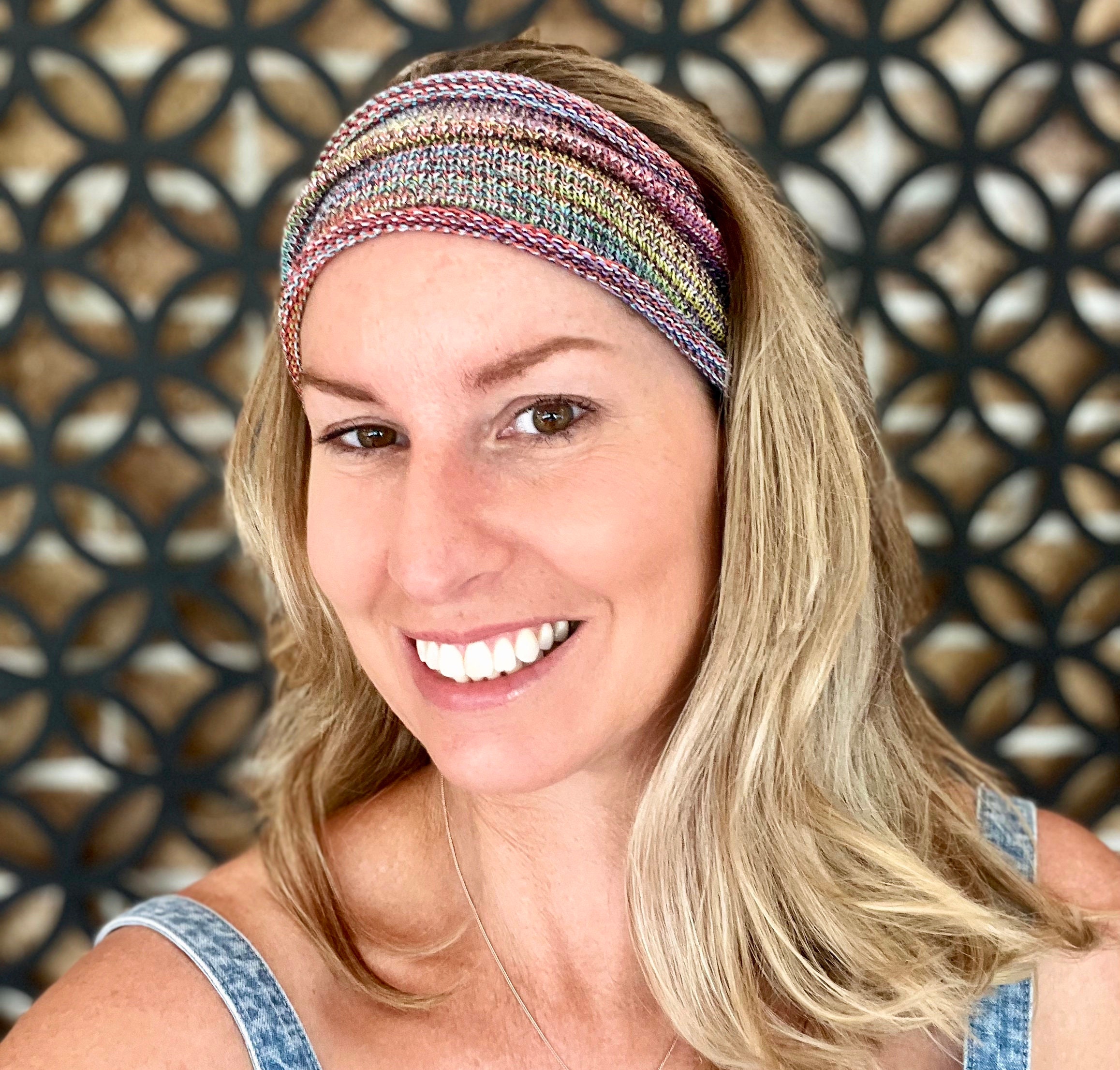 5 Headband Bundle, Soft Sturdy Cotton in Earthy Tones, Boho 