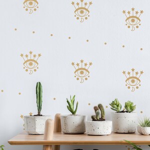 Mystical Eye Wall Decals | Eye & Lash Wall Stickers | Salon Decor ...