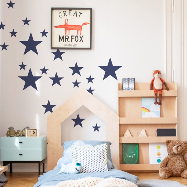 Extra Large Star Wall Decals Stars Stickers, Zodiac Wall Decals, Removeable Astronomy Wall Stickers Toddler Star Removeable Wall Sticker 344