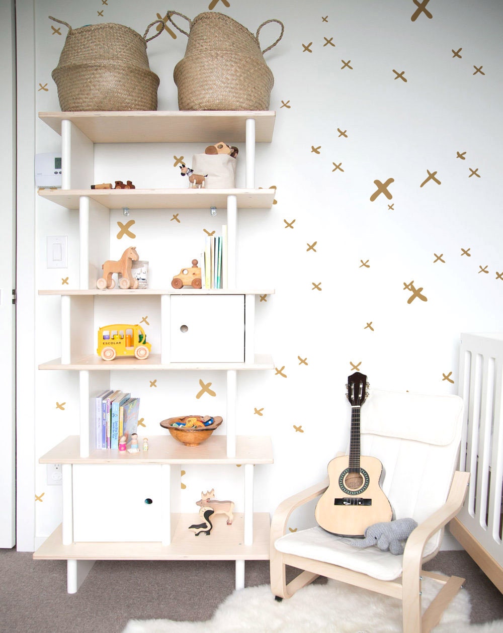 MOD X's Wall Decals Scandinavian Wall Decals His and Etsy