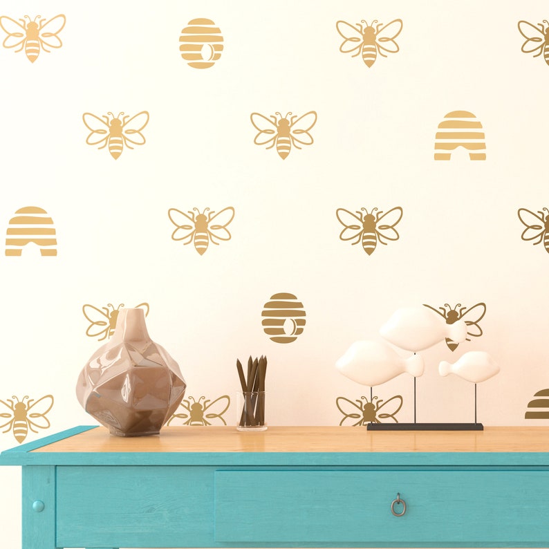 Save the Bees Wall Decals Bee Hive Wall Decals Stickers Etsy