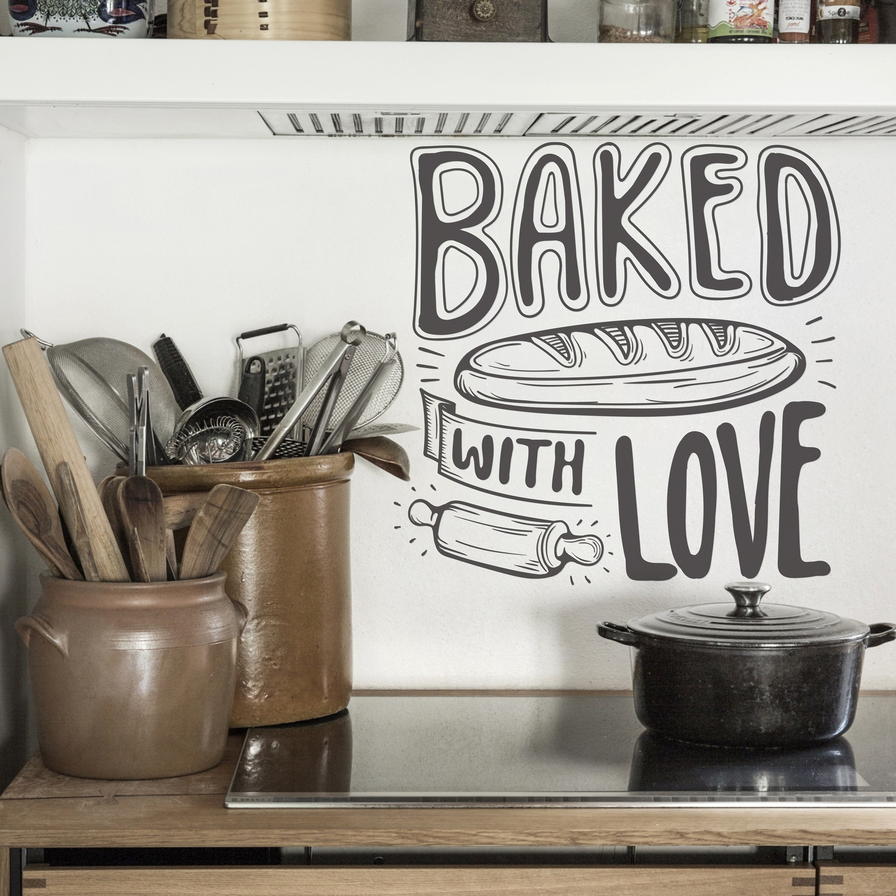 Baking Wall Art Kitchen Decor Loaf of Bread Bread Quotes Etsy