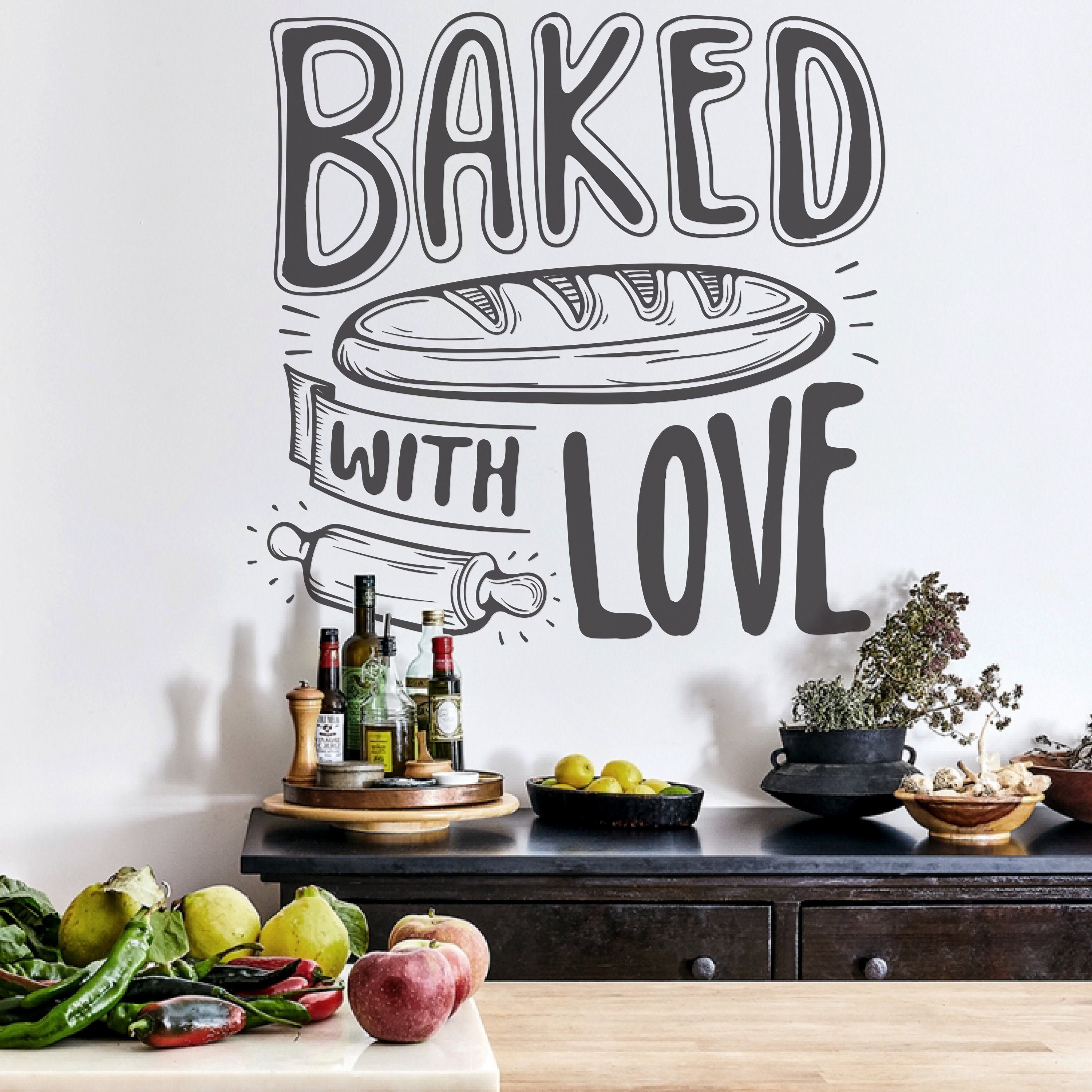 Baking Wall Art Kitchen Decor Loaf of Bread Bread Quotes Etsy