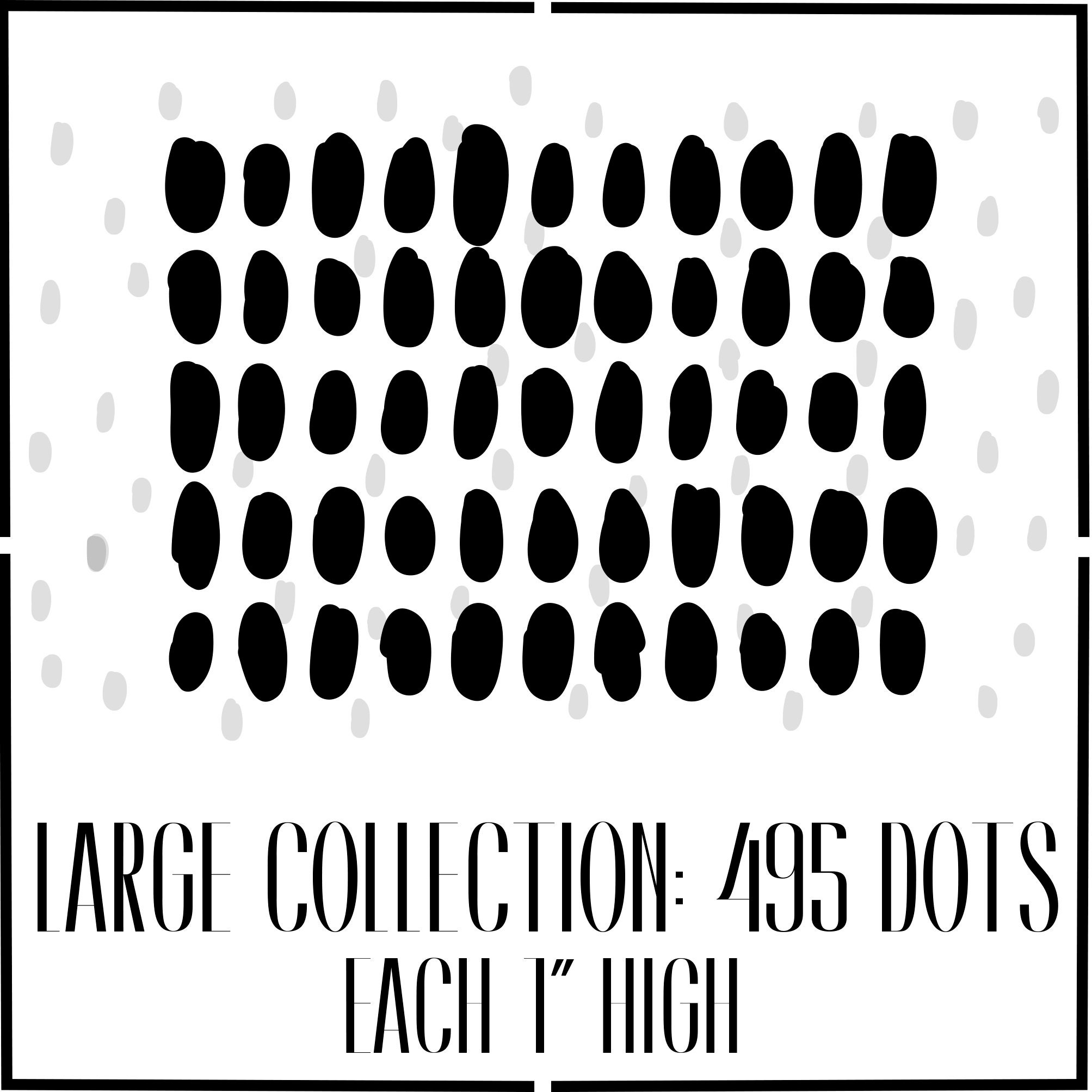 Dalmatian Dots Wall Decals Dalmatian Spots Nursery Decals Etsy