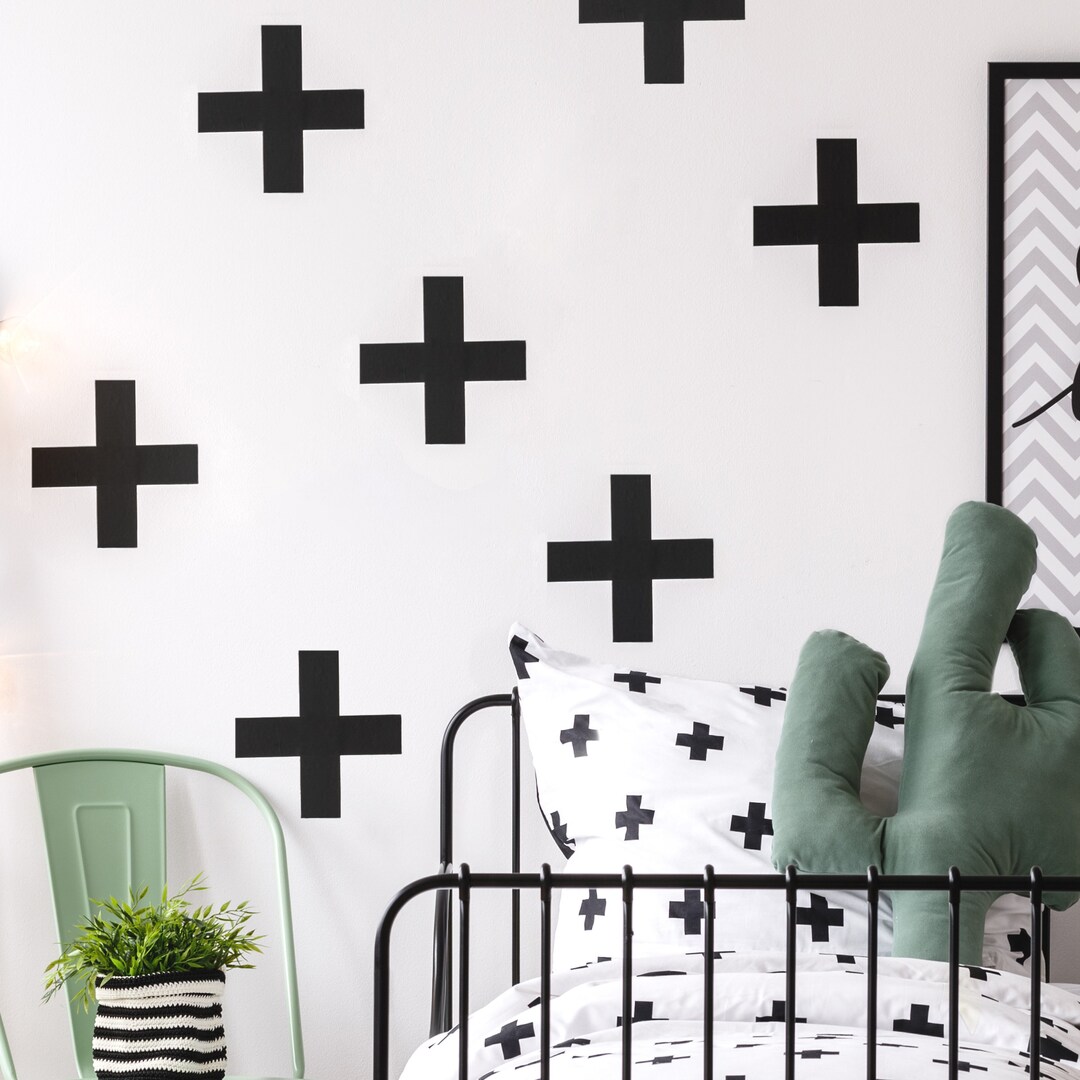 Large Collection of Cross Wall Decals X Wall Religious Nursery XO