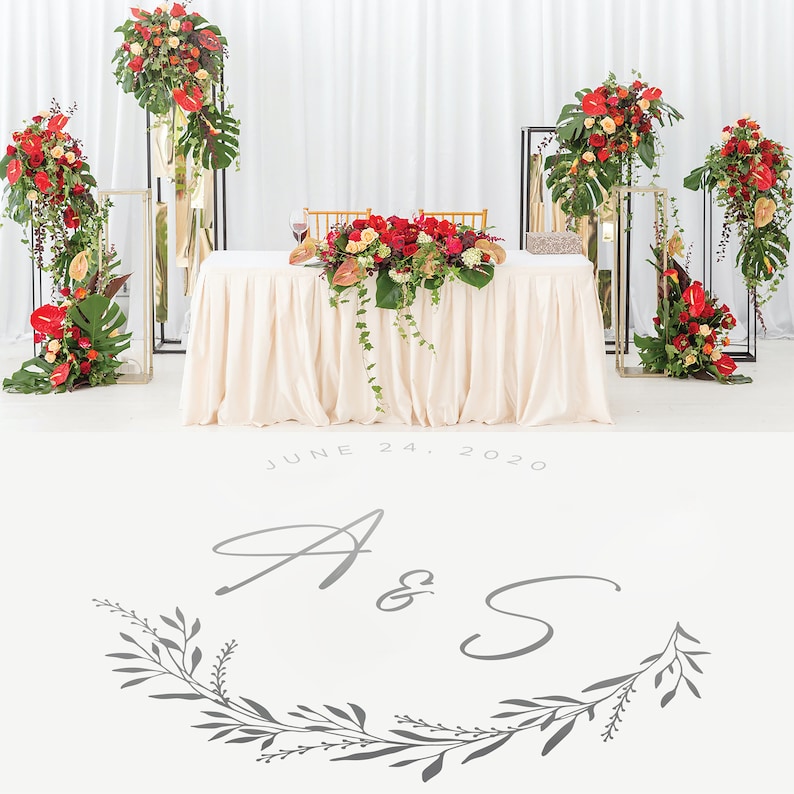 Dance Floor Decal | Wedding Floor Decal | Vinyl Floor Decals | Wedding ...