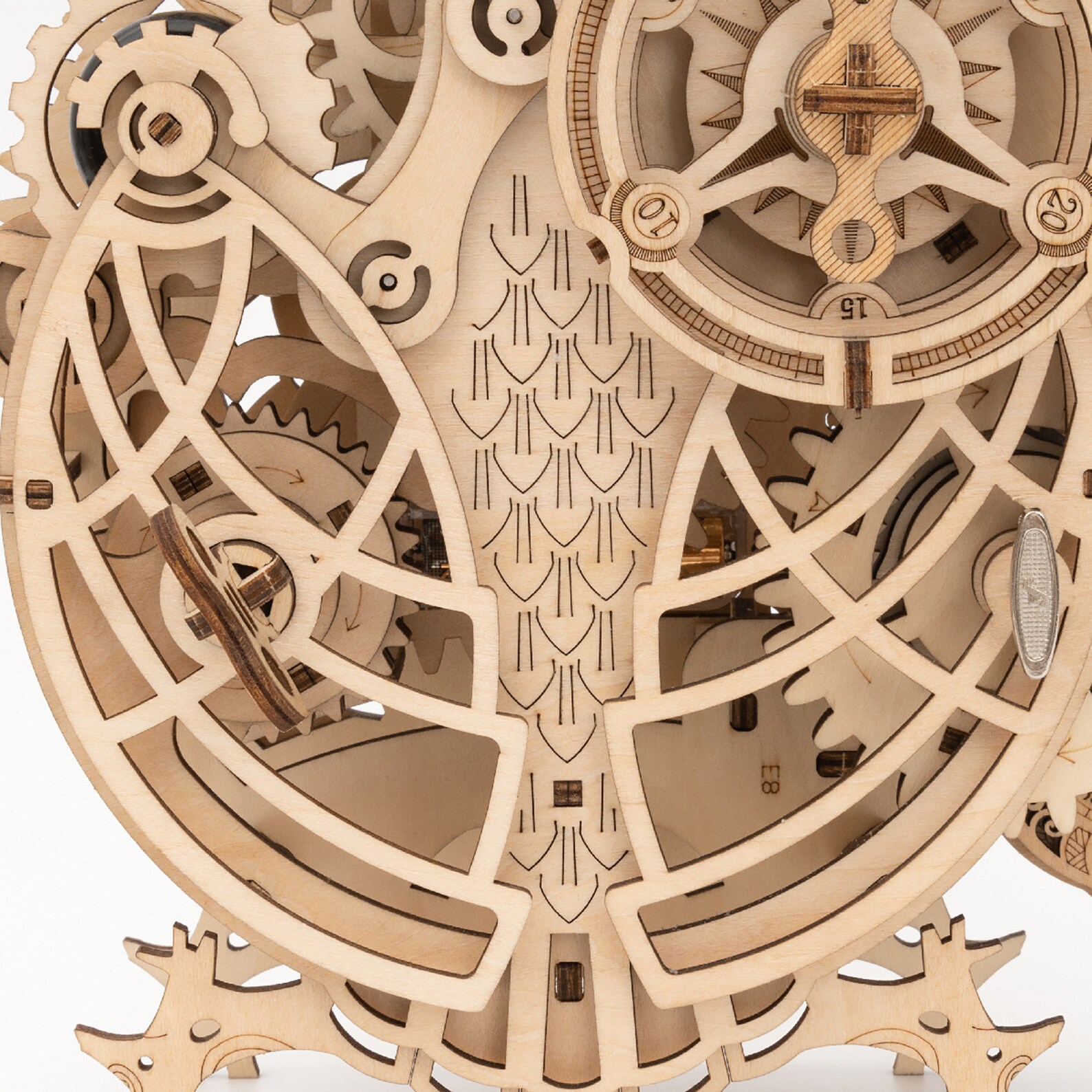 ROKR 3D Wooden Puzzle Owl Clock Model Building Kit Toys for Etsy