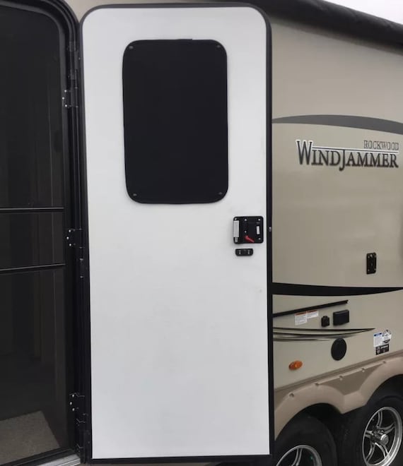 Rv Camper Door Window Sun Privacy Shade Etsy