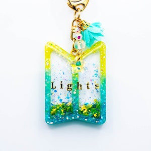 Lights Shaker Charm - Bangtan BTS Kpop Music Fan - Keychain Accessory