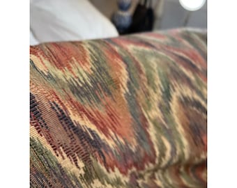 Polsterstoff mit Chevron-Muster, 52 x 54 Zoll, gewebt, mehrfarbig, Reststück