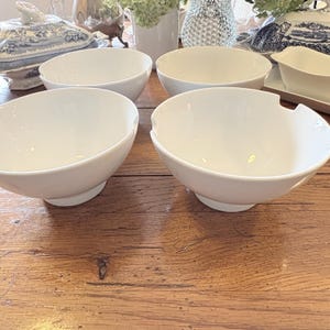 Cordon Bleu Stoneware Soup Bowls - French Tableware, Set of 2