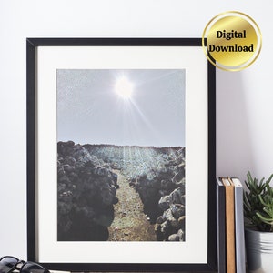 Ancestral Path Print, Impresión descargable, Imprimible Moderno, Pintura abstracta, Artista hawaiano