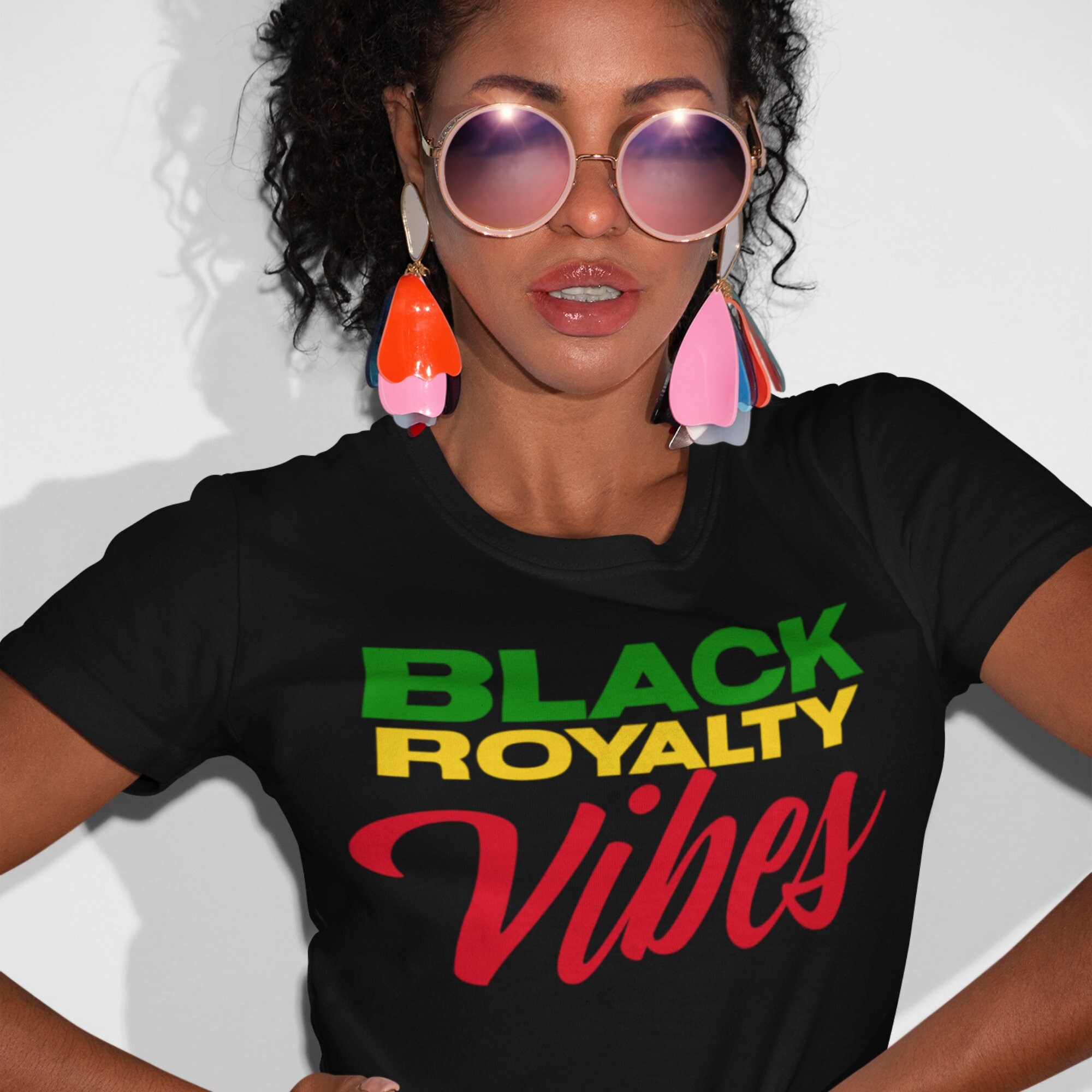 Black Royalty Vibes Shirt Inspirational Shirt Vibes Shirt | Etsy