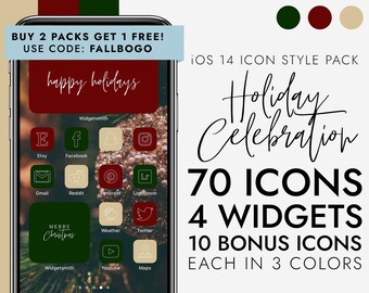Christmas Icons Etsy