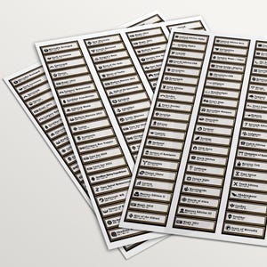 Printable MtG Set Labels | Core and Expansion Sets | Digital Download