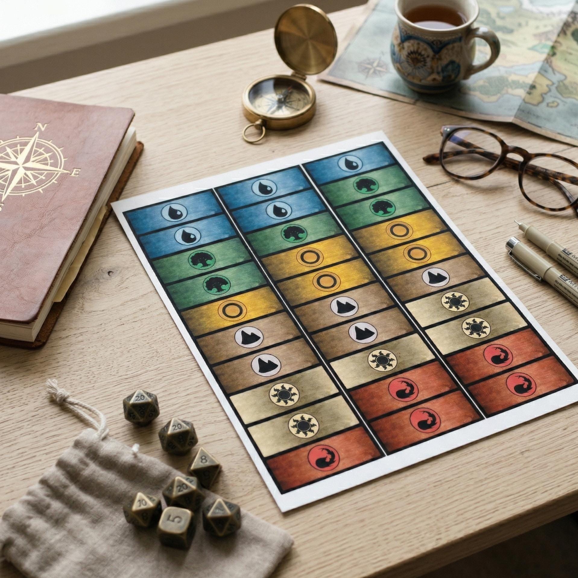 Magic: the Gathering Storage Labels | Printable Compact Design for ...