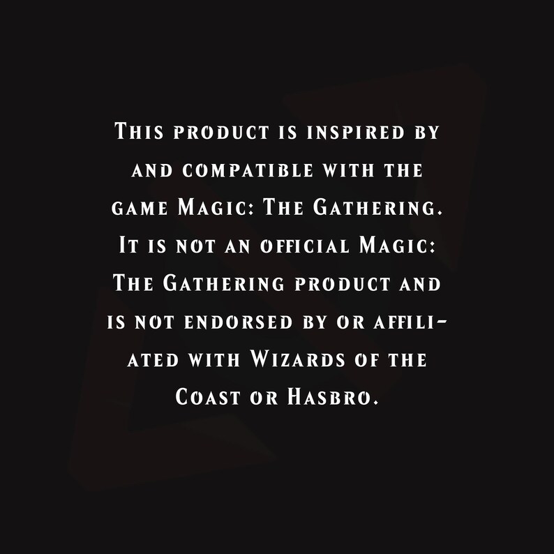 Magic: the Gathering Storage Labels | Printable Compact Design for ...
