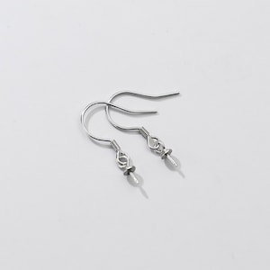 Sterling silver ear hook Earring Hooks Earwire Earring Wire Ear Wire 925 silver Diy making Earring Components findings kw0755