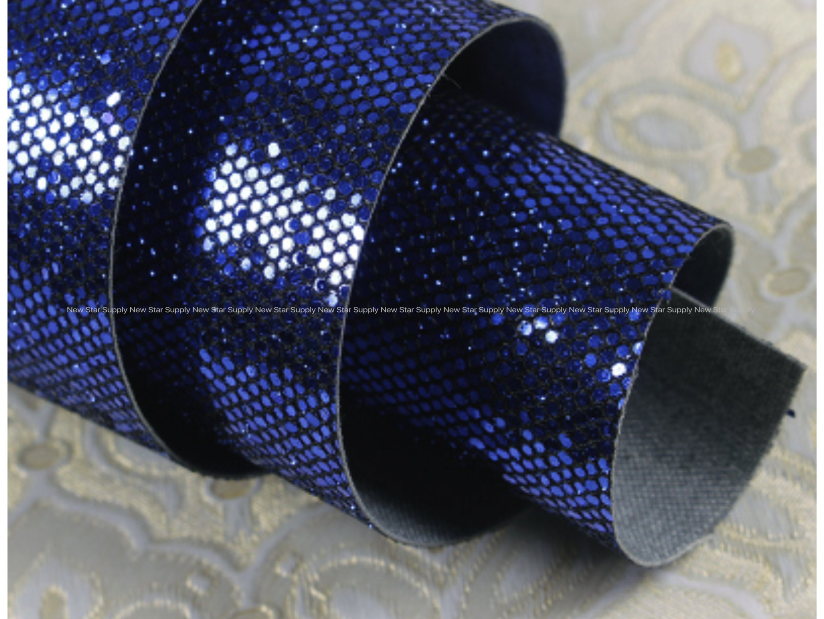 Blue Glitter Iridescent Mermaid Scales Fish Faux Leather Sheet 8x11 ...
