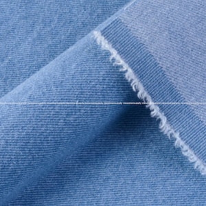 By half yard Lightweight Blue Denim fabric washed Denim supply fabric craft tools supplies bw057-9d