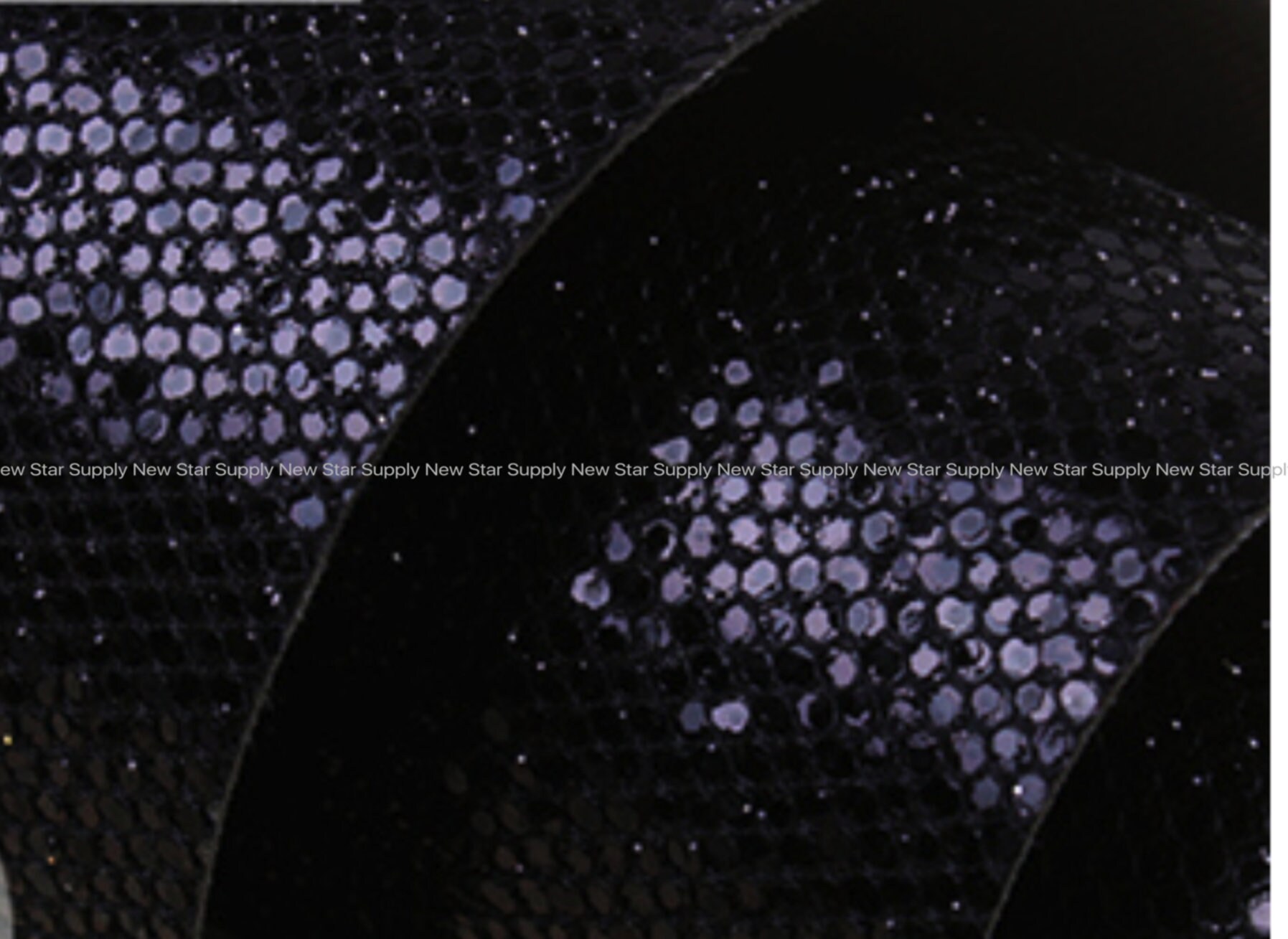 Black Glitter Iridescent Mermaid Scales Fish Faux Leather Sheet Canvas ...