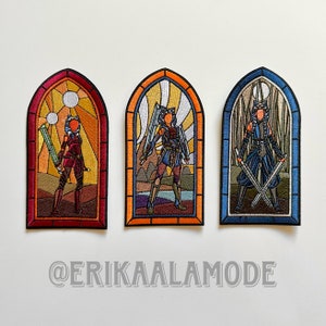 Stained Glass Ahsoka Patches