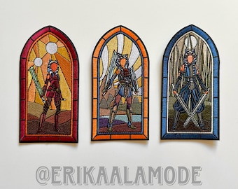Stained Glass Ahsoka Patches