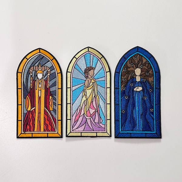 Stained Glass Amidala Patches Set 1