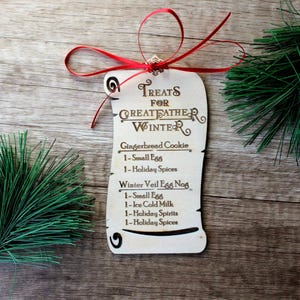 Décoration de Noël Warcraft : parchemin d'hiver de grand-père, cadeau pour joueur, décoration Warcraft, WoW, sapin de Noël Warcraft, thème Warcraft