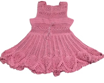 crochet baby dress