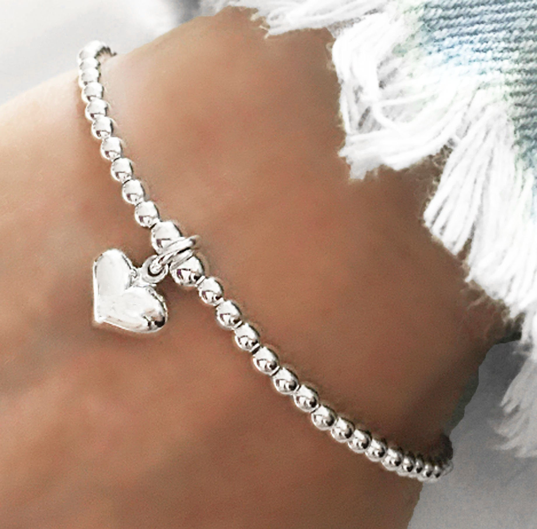Charm for Bracelet Heart Charm Beads 100% Genuine 925 -  in 2023