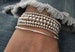 925 Sterling Silver Tube Bracelet, Sterling Silver Stretch Bracelet, Silver Bracelet, Bracelet, Bracelets, Stacked Bracelets 