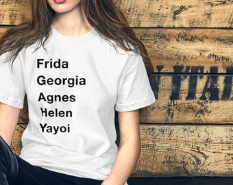 Female Artists in History Short-Sleeve Unisex T-Shirt - Gift for Ceramic Artist