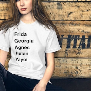 Female Artists in History Short-Sleeve Unisex T-Shirt - Gift for Ceramic Artist