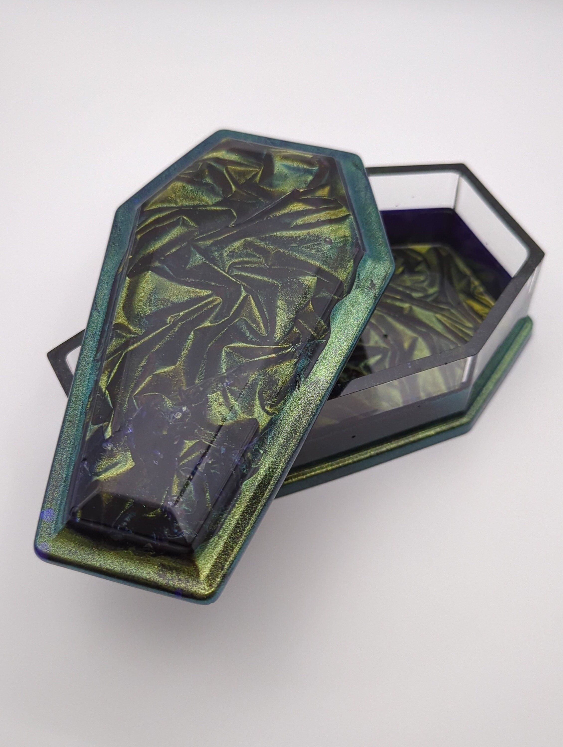 Coffin Box With Interlocking Lid - Etsy