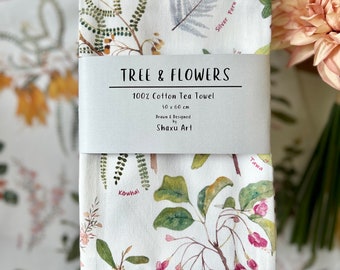 Baum & Blumen, Indianer Geschirrtücher